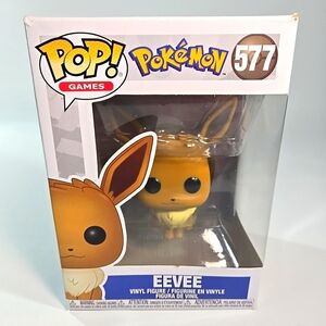 Funko POP! Games Pokemon Eevee #577 Vinyl Figure New In Box
